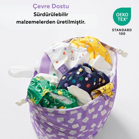 Bambino Mio Su Geçirmez Bebek Bezi Saklama Çantası Xl Wet Bag Bold