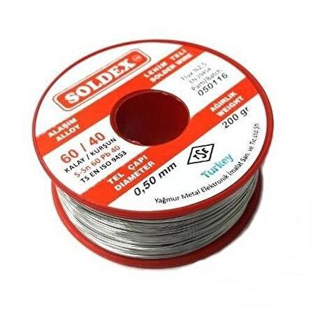 SOLDEX 0,5 MM 200 GR.LEHİM ATMA TELİ