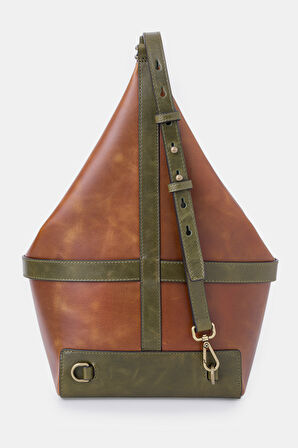 Delmar Hakiki Deri Kadın Çapraz Askılı Çanta