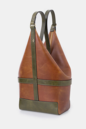 Delmar Hakiki Deri Kadın Çapraz Askılı Çanta