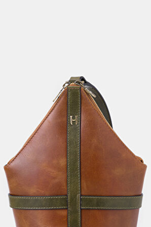 Delmar Hakiki Deri Kadın Çapraz Askılı Çanta