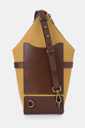 Delmar Hakiki Deri Kadın Çapraz Askılı Çanta