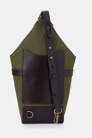 Delmar Hakiki Deri Kadın Çapraz Askılı Çanta
