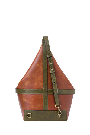 Claire Hakiki Deri Unisex Askılı Omuz Çantası