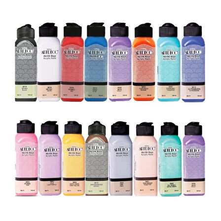 Artdeco Akrilik Boya 140 ml 16'lı SET