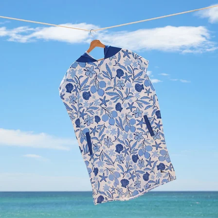 Dock And Bay UV Korumalı Yetişkin Panço Design M Wavy Baby