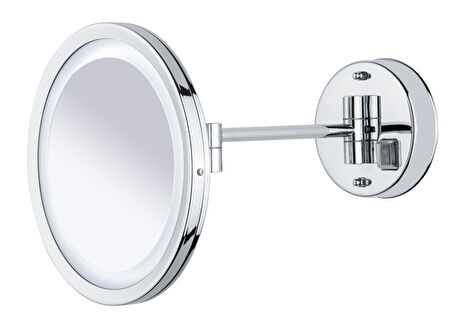 Line Bathroom Büyüteçli Ayna 506102 Çift Kolu LED Işıklı 3X Krom
