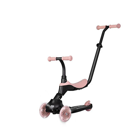 baby toys Funride 5in1 Işıklı Scooter-Mercan Pembe