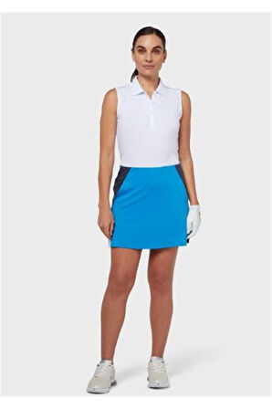 Callaway Colorblock With Side Slits Yan Yırtmaçlı Renk Bloklu Kadın Şortlu Etek