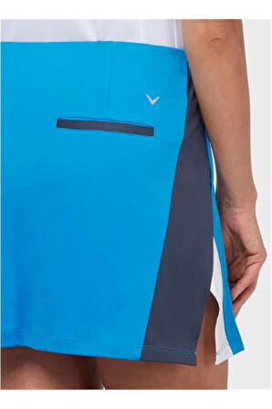 Callaway Colorblock With Side Slits Yan Yırtmaçlı Renk Bloklu Kadın Şortlu Etek