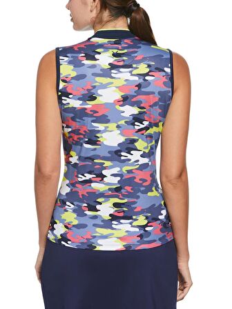 Callaway Other Sl Multi Color Camo With Mandarine Tshirt - Kadın Tshirt