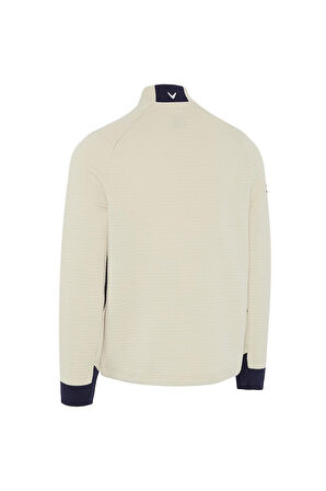 Callaway Midweight Textured 1/4 Zip Fleece Erkek Polar Kazak