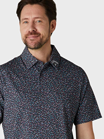 Callaway Emea ss All Over Chev Erkek Tshirt