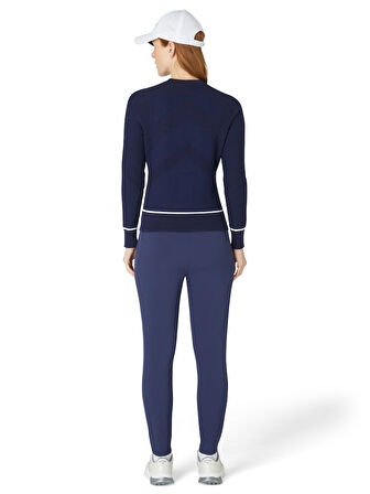 Callaway Multi-Stitch Chevron Kadın Kazak