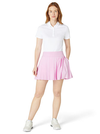 Callaway 16'' High Waist Solid Pileli Kadın Etek