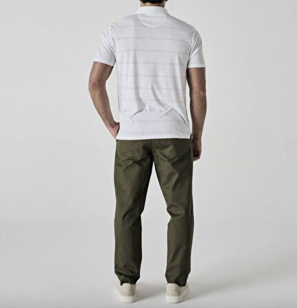 Callaway Logo Jacquard Polo Yaka Erkek Tshirt