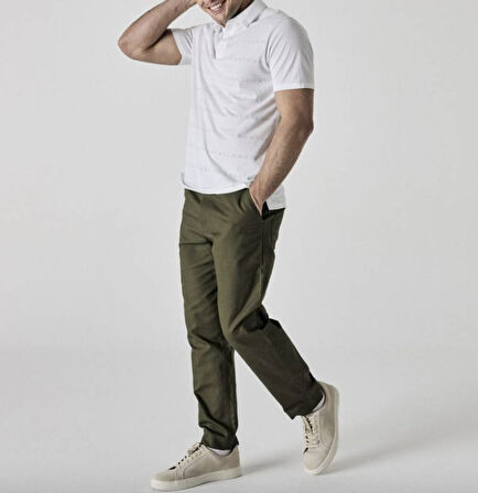 Callaway Logo Jacquard Polo Yaka Erkek Tshirt