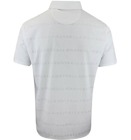 Callaway Logo Jacquard Polo Yaka Erkek Tshirt