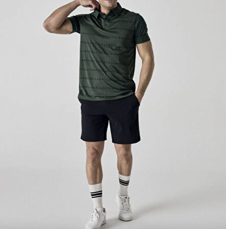 Callaway Logo Jacquard Polo Yaka Erkek Tshirt