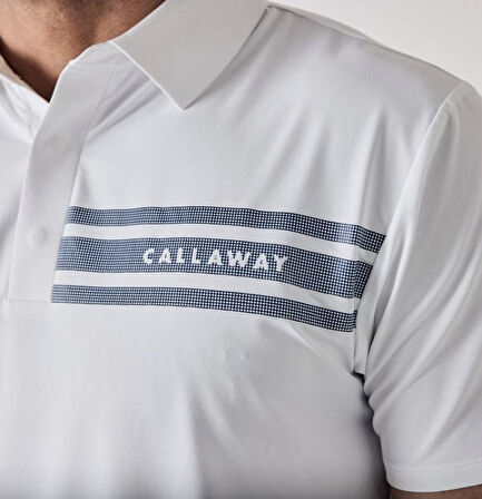 Callaway Sport LS Logo Block Polo Yaka Erkek Tshirt