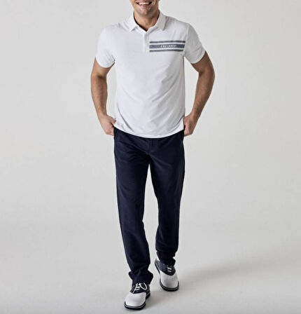 Callaway Sport LS Logo Block Polo Yaka Erkek Tshirt
