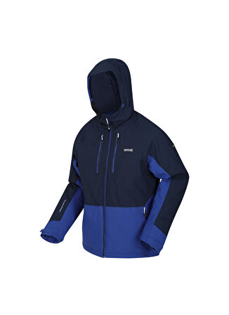Regatta Lacivert - Mavi Erkek Kapüşonlu Regular Fit Ceket RMP344 Highton Str III