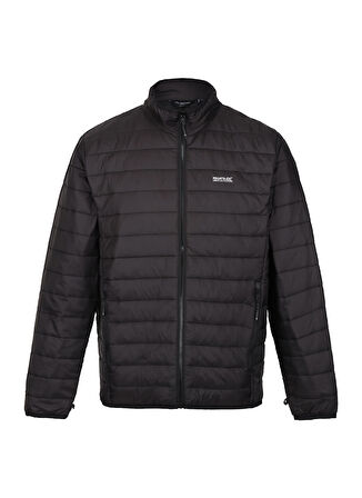 Regatta Gri - Siyah Erkek Kapüşonlu Regular Fit Mont RMP359 Wentwood VIII
