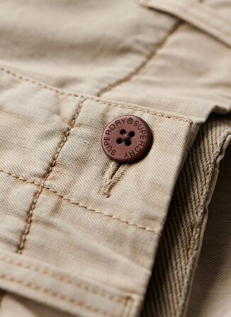 Superdry Normal Krem Erkek Şort M7110397A7MO_VINTAGE INTERNATIONAL