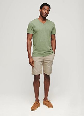 Superdry Normal Krem Erkek Şort M7110397A7MO_VINTAGE INTERNATIONAL