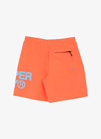 Superdry Turuncu Erkek Şort Mayo M3010228APY7_SPORTSWEAR LOGO 17 SW