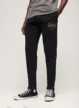 Superdry Rahat Siyah Erkek Eşofman Altı M7011108A12A_CLASSIC VL HERITAGE JO