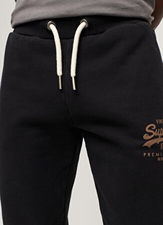 Superdry Rahat Siyah Erkek Eşofman Altı M7011108A12A_CLASSIC VL HERITAGE JO