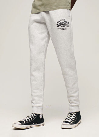 Superdry Rahat Beyaz Erkek Eşofman Altı M7011108A54G_CLASSIC VL HERITAGE JO