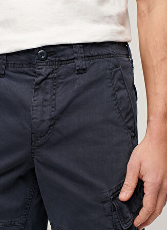 Lacivert Erkek Rahat Kalıp Şort M7110433A98T_CORE CARGO SHORT