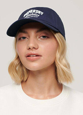 Superdry Lacivert Erkek Şapka W9010175AADQ_GRAPHIC BASEBALL CAP