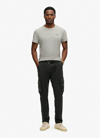 Superdry Normal Paça Siyah Erkek Kargo Pantolon M7011132AAFB_CORE CARGO PANT