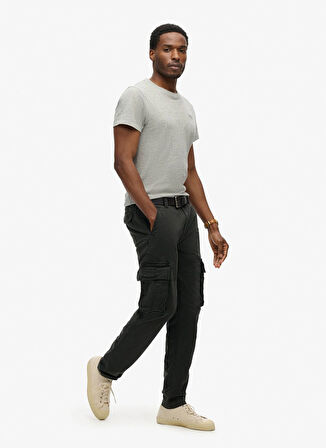 Superdry Normal Paça Siyah Erkek Kargo Pantolon M7011132AAFB_CORE CARGO PANT