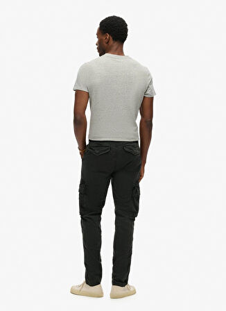 Superdry Normal Paça Siyah Erkek Kargo Pantolon M7011132AAFB_CORE CARGO PANT