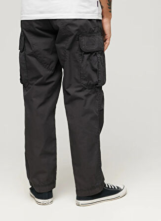 Superdry Normal Paça Siyah Erkek Kargo Pantolon M7011133A04A_BAGGY PARACHUTE PANT