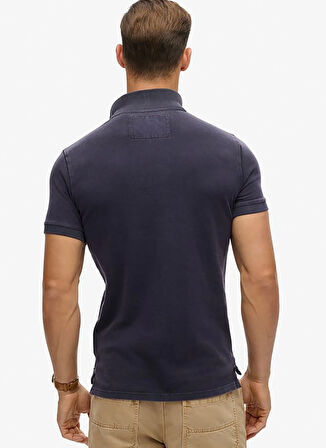 Superdry Polo Yaka Lacivert Erkek T-Shirt M1110396A-98T_VINTAGE ATHLETIC POLO
