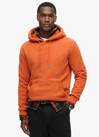 Superdry Kapüşon Yaka Kahve Erkek Sweatshırt M2013110A9RF_ESSENTIAL LOGO HOODIE