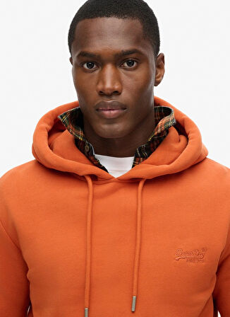 Superdry Kapüşon Yaka Kahve Erkek Sweatshırt M2013110A9RF_ESSENTIAL LOGO HOODIE