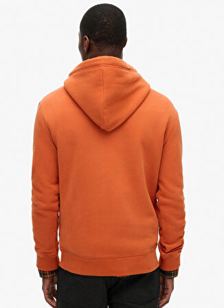 Superdry Kapüşon Yaka Kahve Erkek Sweatshırt M2013110A9RF_ESSENTIAL LOGO HOODIE