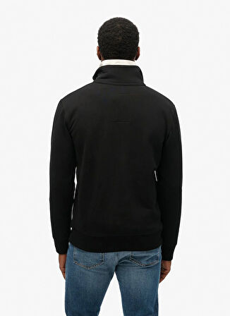 Superdry Dik Yaka Siyah Erkek Sweatshırt M2013750A-02A