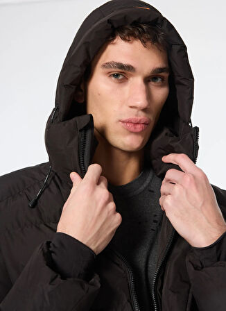 Superdry Siyah Erkek Mont M5011901A02A_HOODED 5 BAFFLE SPORTS