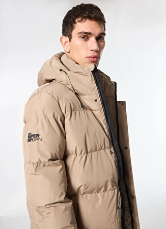 Superdry Kahve Erkek Mont M5011901A2WX_HOODED 5 BAFFLE SPORTS