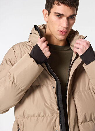 Superdry Kahve Erkek Mont M5011901A2WX_HOODED 5 BAFFLE SPORTS