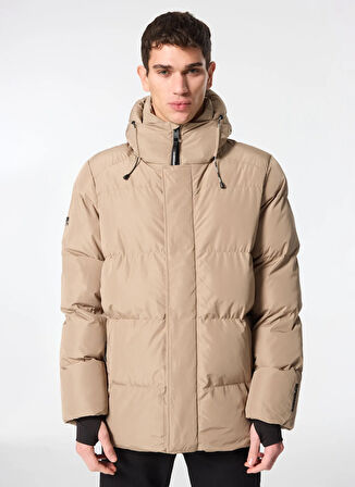 Superdry Kahve Erkek Mont M5011901A2WX_HOODED 5 BAFFLE SPORTS
