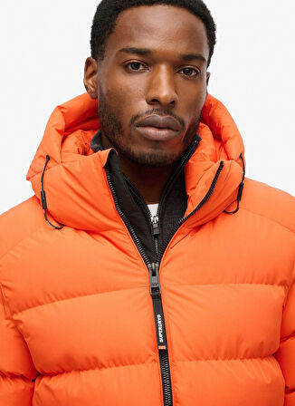 Superdry Turuncu Erkek Mont M5011905AWZT_HOODED SPORTS PUFFER J