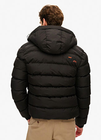 Superdry Siyah Erkek Mont M5011912A02A_SPORTS PUFFER JACKET